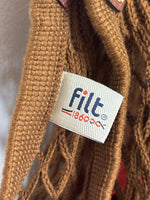 Load image into Gallery viewer, Longchamp x Filt Le Pliage Filet Mesh Tote Bag Cotton and Leather Brown
