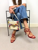 Load image into Gallery viewer, Jimmy Choo Lancer Patent Leather Strappy Sandals in Red - 5 UK
