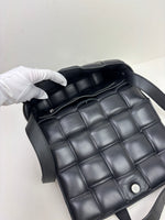 Load image into Gallery viewer, Bottega Veneta Padded Cassette Bag Intrecciato Lambskin Leather Black
