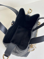 Load image into Gallery viewer, Dior Small Toujours Vertical Black Bag Cannage Calfskin
