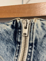 Load image into Gallery viewer, IRO Paris Powelly High-Rise Acid Wash Denim Shorts in Blue Cotton - 10 UK
