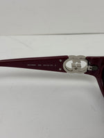 Load image into Gallery viewer, Gucci Oval Interlocking G Sunglasses Burgundy Acetate
