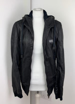 Load image into Gallery viewer, MENSWEAR - Dolce &amp; Gabbana hoodie leather jacket - 48 UK
