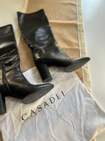 Load image into Gallery viewer, Casadei black boots - 4 UK
