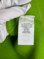 Load image into Gallery viewer, Alice + Olivia "Chara" lime Cashmere Crewneck jumper - XS (relaxed fit)
