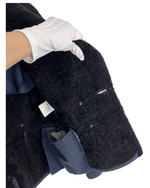 Load image into Gallery viewer, Burberry Brit Sherton Shearling Peacoat Navy Blue - 6 UK
