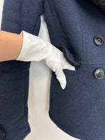 Load image into Gallery viewer, Burberry Brit Sherton Shearling Peacoat Navy Blue - 6 UK
