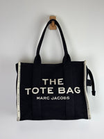 Load image into Gallery viewer, Marc Jacobs The Tote Bag Medium Canvas Black
