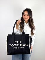 Load image into Gallery viewer, Marc Jacobs The Tote Bag Medium Canvas Black
