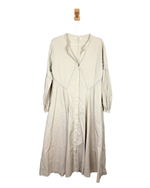 Load image into Gallery viewer, Dorothee Schumacher Soft Structure Cotton-Elastane Midi Dress in Sand
