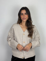 Load image into Gallery viewer, Pangaia Sand Recycled Cashmere Oversized Cardigan - L
