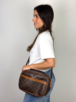 Load image into Gallery viewer, Louis Vuitton Reporter PM Monogram Canvas Brown
