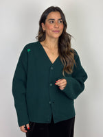 Load image into Gallery viewer, Pangaia Eden Green Recycled Cashmere Oversized Cardigan - M
