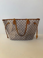 Load image into Gallery viewer, Louis Vuitton Neverfull MM Damier Azur Canvas
