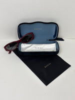Load image into Gallery viewer, Gucci sunglasses with case and box on a white background
