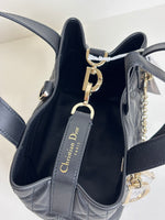 Load image into Gallery viewer, Dior Small Toujours Vertical Black Bag Cannage Calfskin

