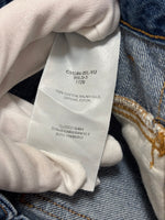 Load image into Gallery viewer, Closed pedal pusher heritage fit mid blue jeans - 6 UK
