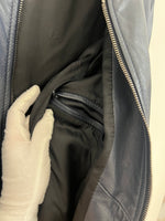 Load image into Gallery viewer, Dolce &amp; Gabbana blue leather jacket - L
