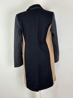 Load image into Gallery viewer, French Connection Platform Felt Colour Block Coat - 10 UK
