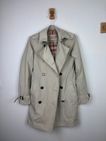 Load image into Gallery viewer, Burberry Brit Balmoral Packable Trench Coat Taffeta Beige - 4 UK

