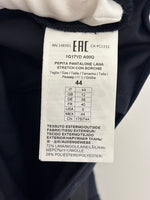 Load image into Gallery viewer, Pinko High-Waisted Wide-Leg Trousers in navy - 12 UK
