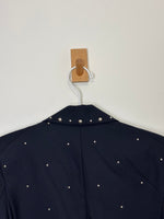 Load image into Gallery viewer, Pinko navy studded blazer - 8 UK
