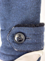 Load image into Gallery viewer, Burberry Brit Sherton Shearling Peacoat Navy Blue - 6 UK
