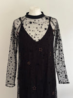 Load image into Gallery viewer, Missinclof sheer star dress - M
