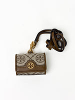 Load image into Gallery viewer, Tory Burch T Monogram AirPods Pro Case Hazel Jacquard
