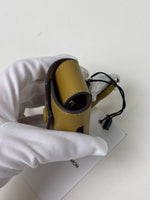 Load image into Gallery viewer, Yves Salomon Leather AirPods Case Olive Green with Lanyard
