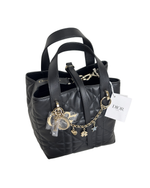 Load image into Gallery viewer, Dior Small Toujours Vertical Black Bag Cannage Calfskin
