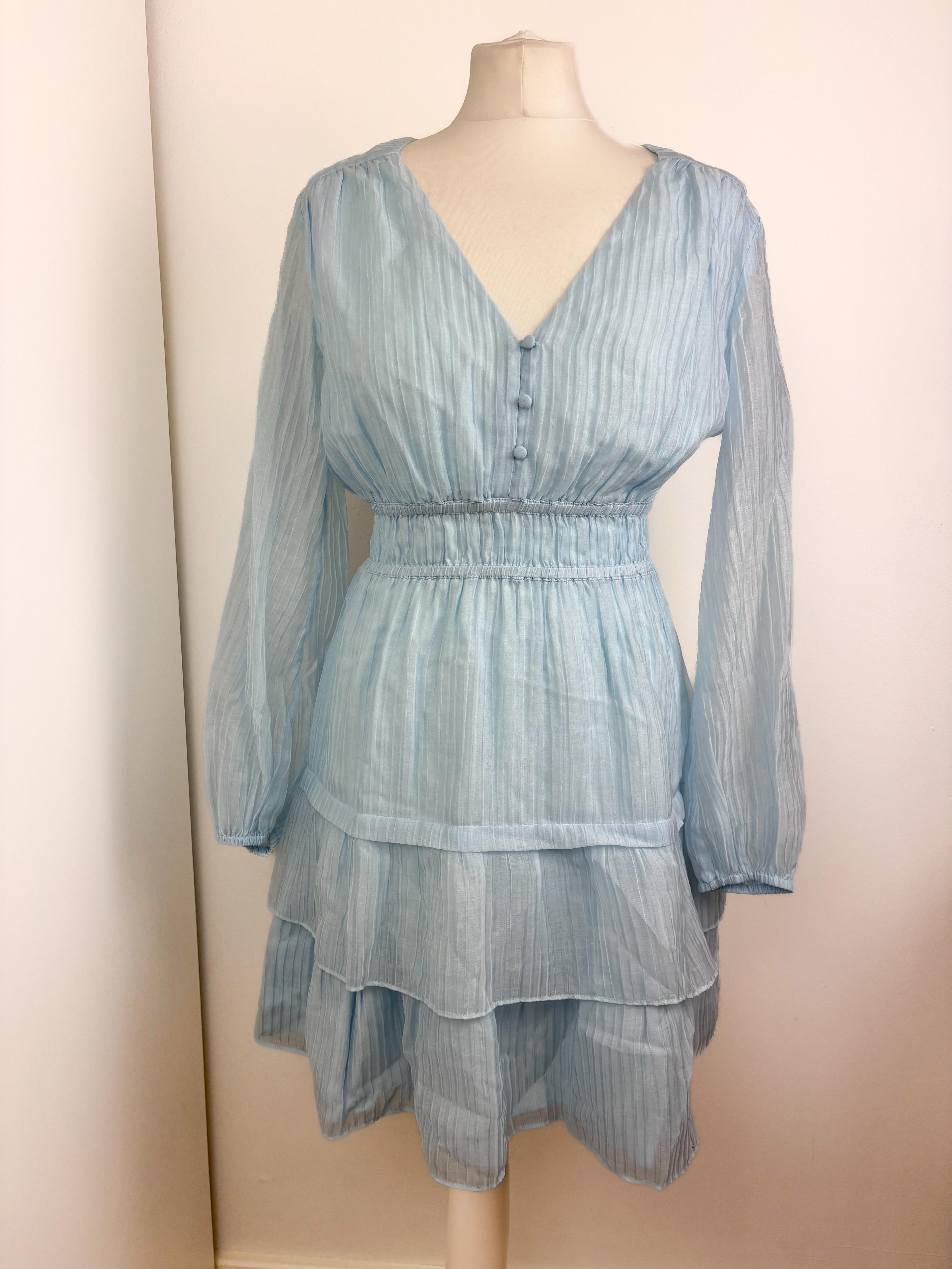Maje light blue dress - 10 UK