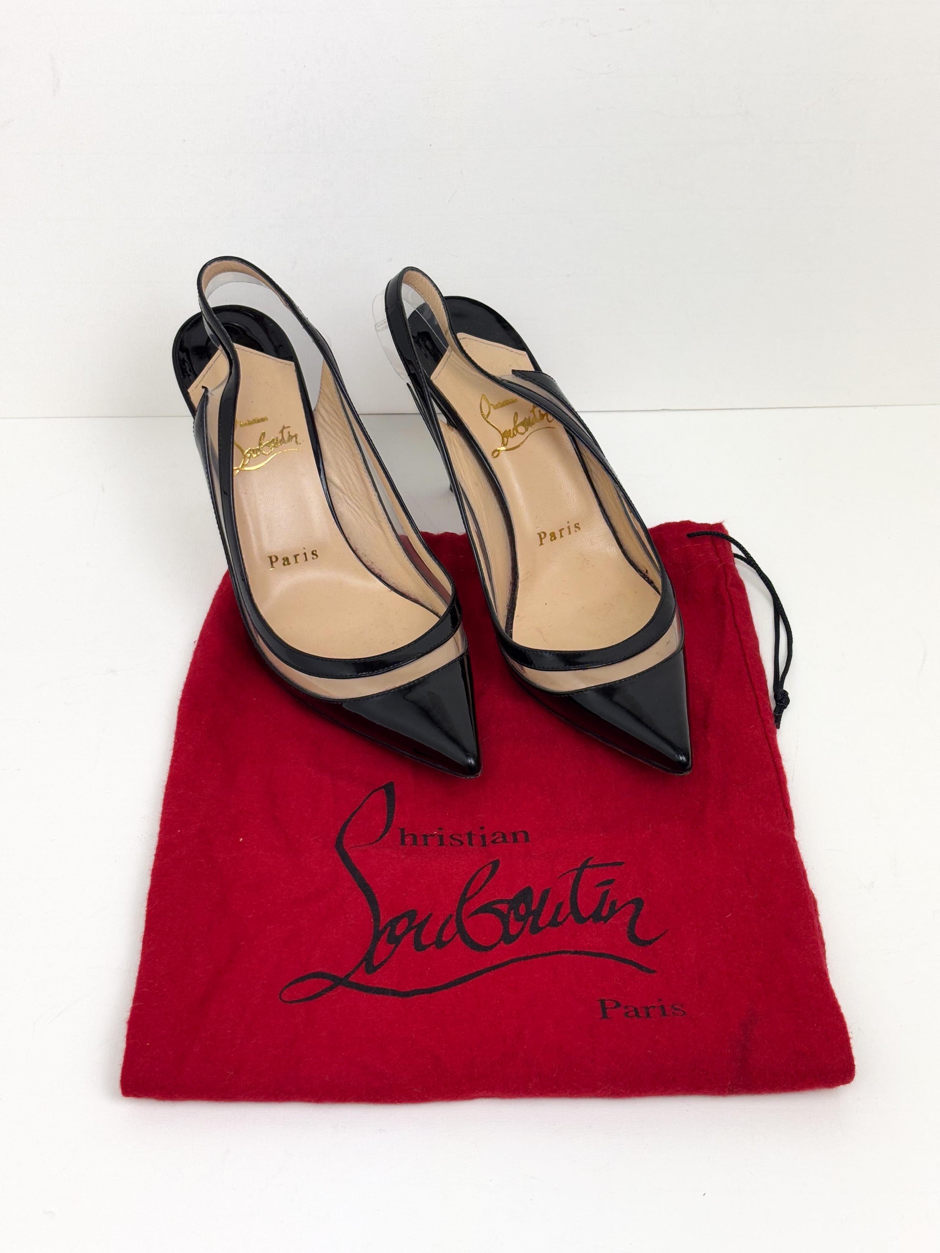 Louboutin black scarpin - 34.5 EU