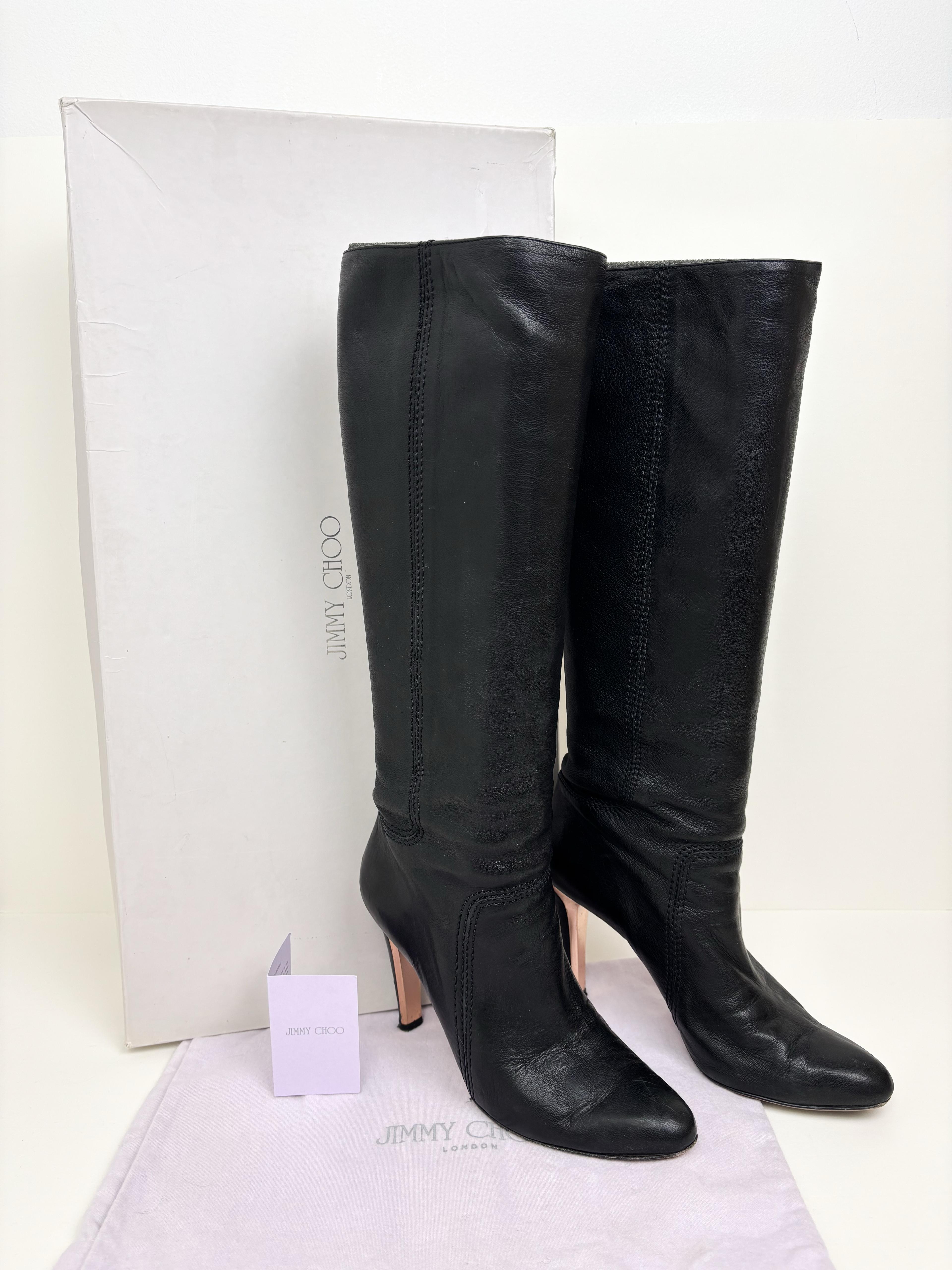 Jimmy Choo high knee boots - 4.5 UK