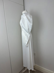 Rotate white satin dress - 10 UK