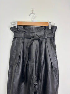 & Other Stories leather trousers - 34 EU / XXS