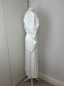 Rotate white satin dress - 10 UK