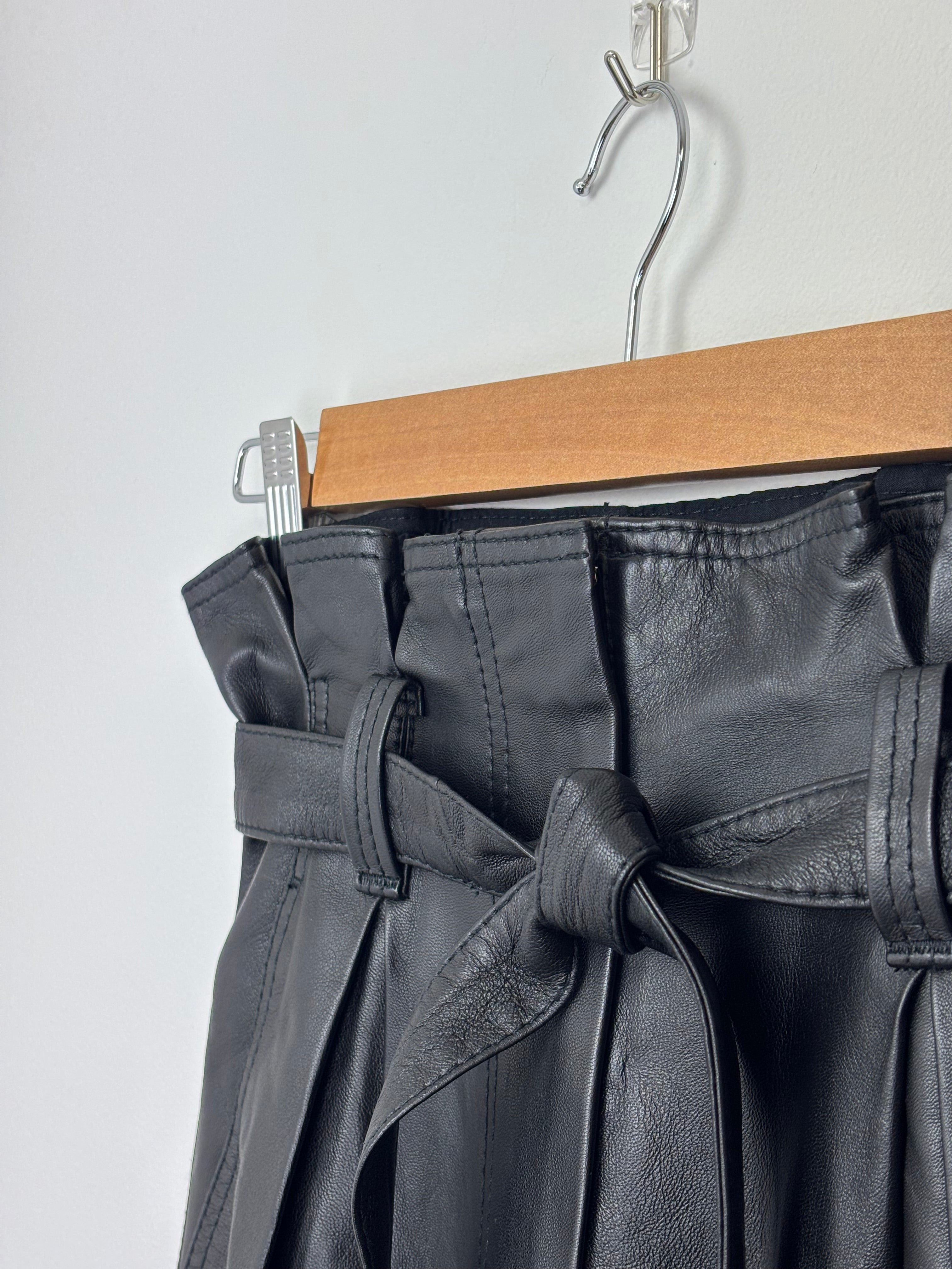 & Other Stories leather trousers - 34 EU / XXS