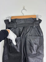 Load image into Gallery viewer, &amp; Other Stories leather trousers - 34 EU / XXS
