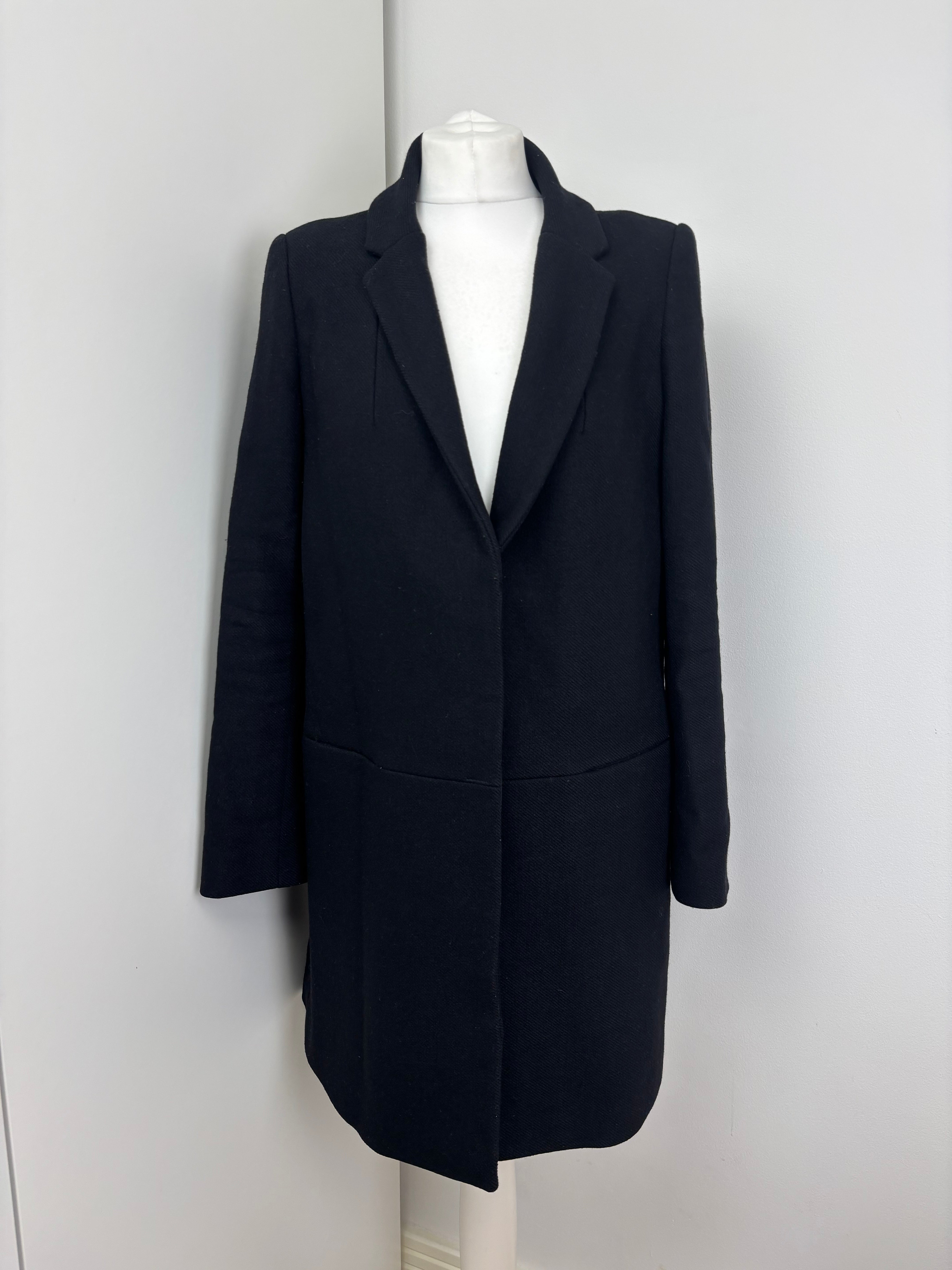 Ba&sh wool blend black coat - M