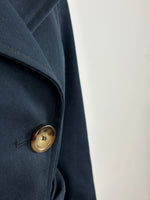 Load image into Gallery viewer, Sézane navy trench coat - 6 UK
