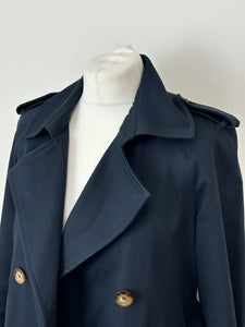 Sézane navy trench coat - 6 UK