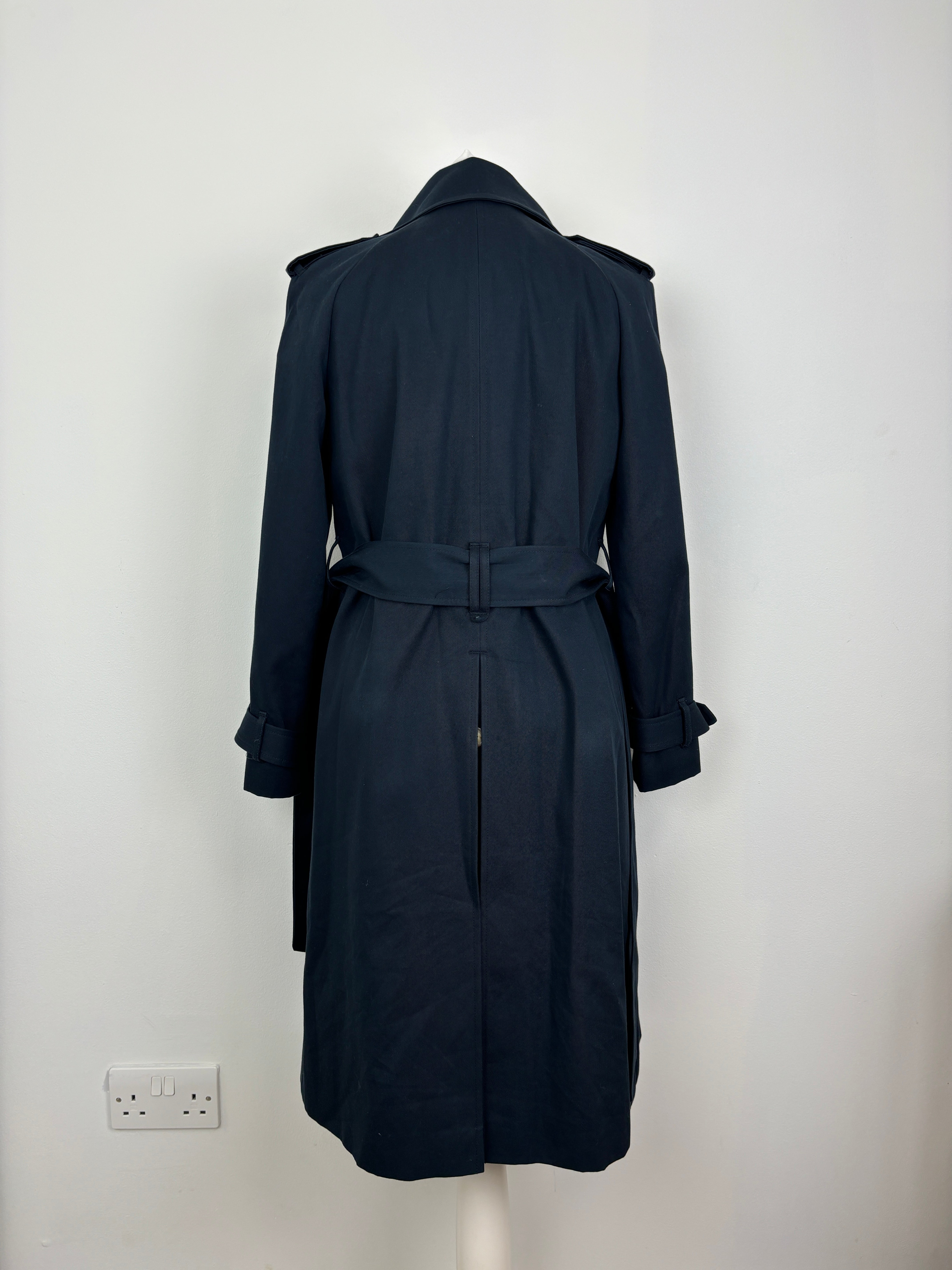 Sézane navy trench coat - 6 UK