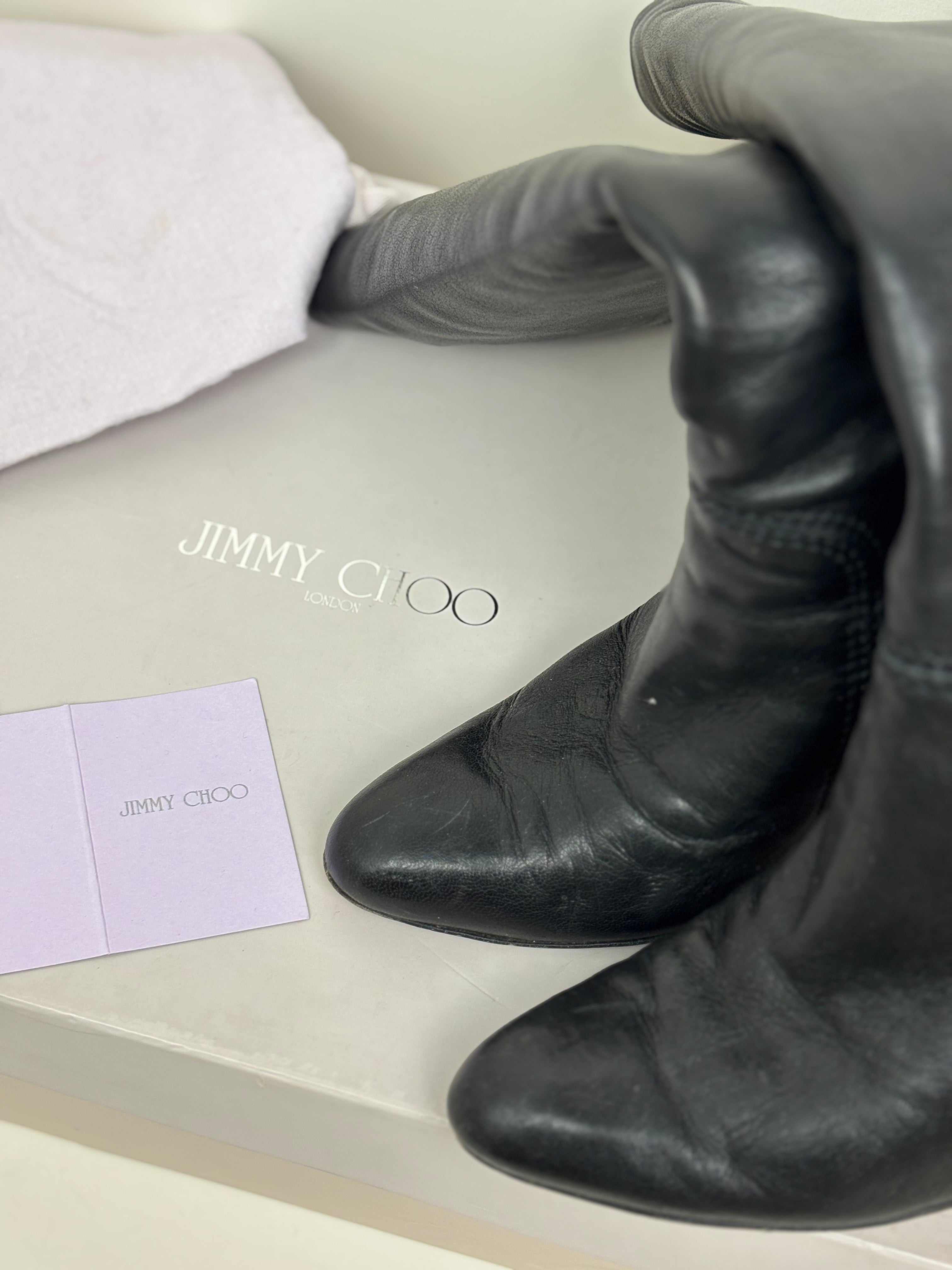 Jimmy Choo high knee boots - 4.5 UK