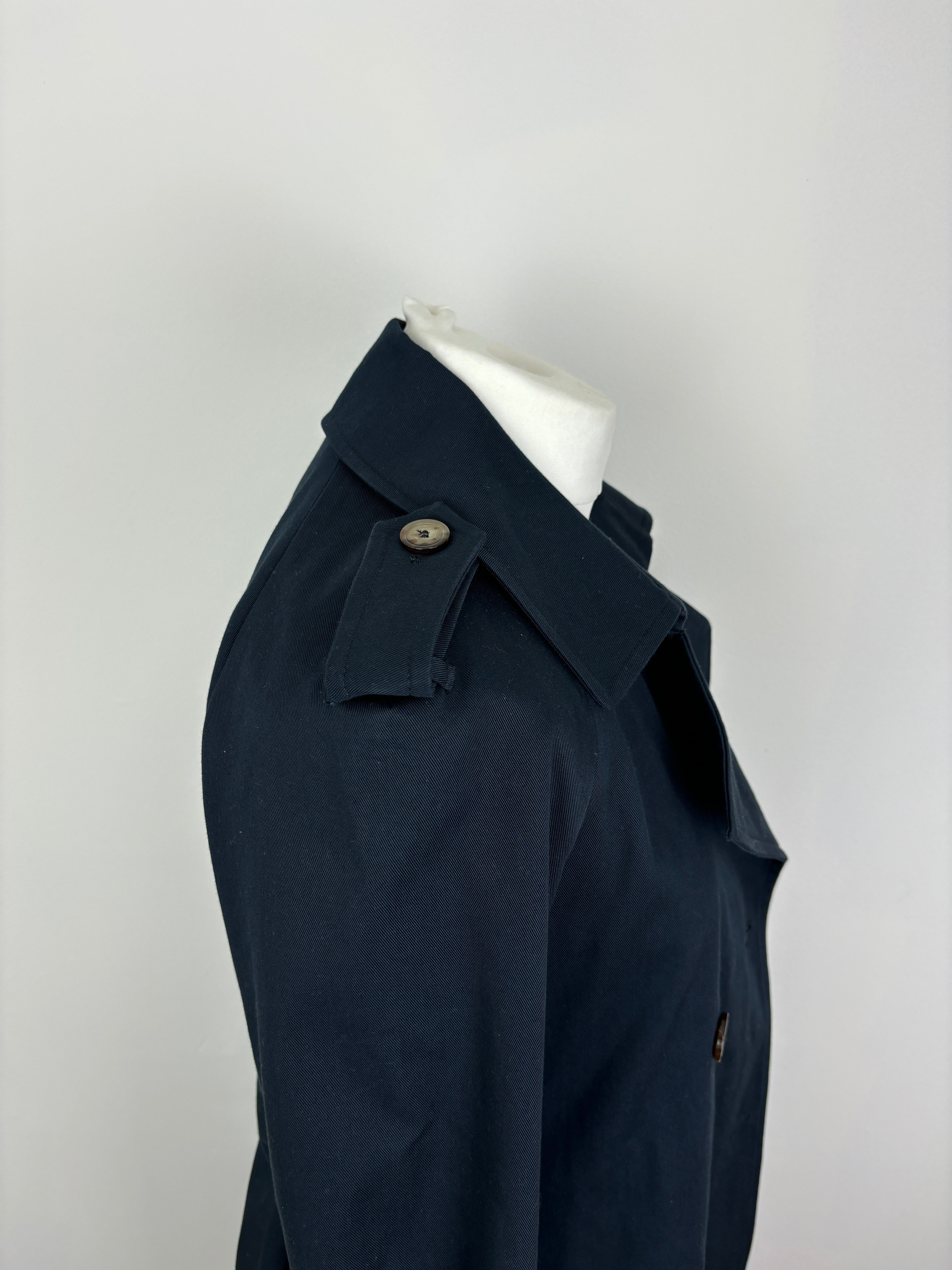 Sézane navy trench coat - 6 UK