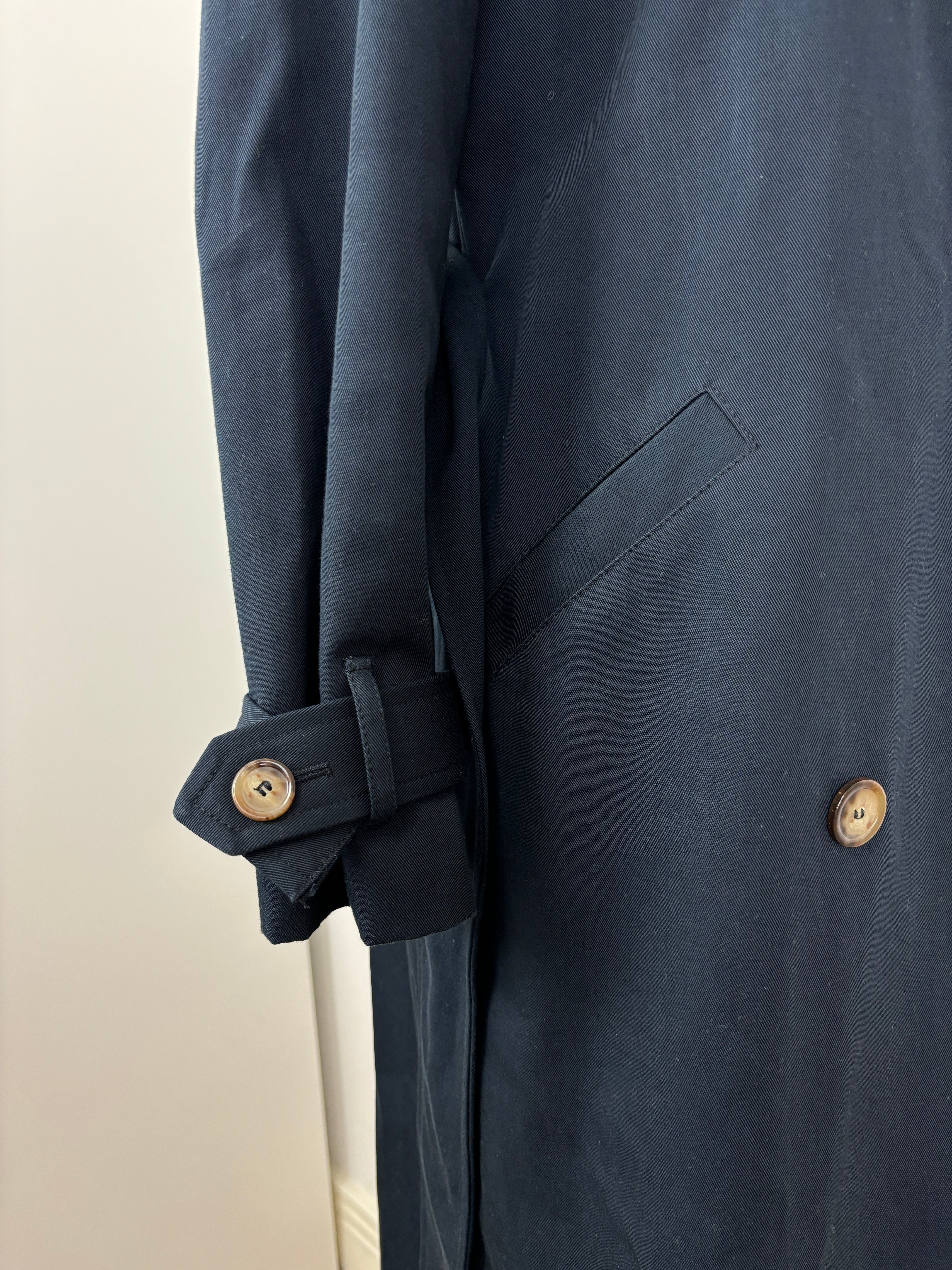 Sézane navy trench coat - 6 UK