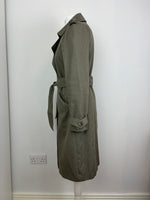 Load image into Gallery viewer, Sézane khaki trench coat - 6 UK
