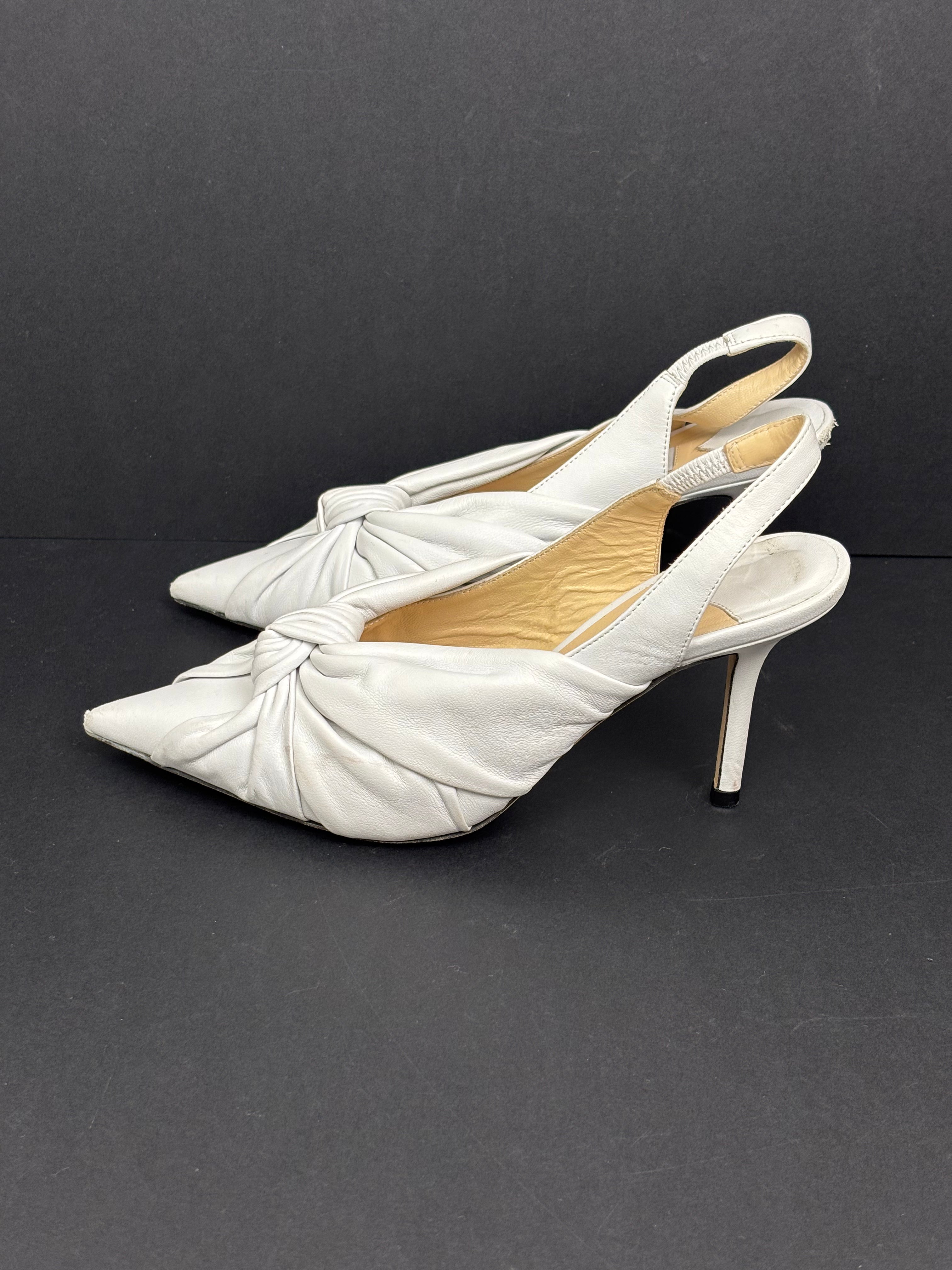Jimmy Choo white scarpin - 34 EU