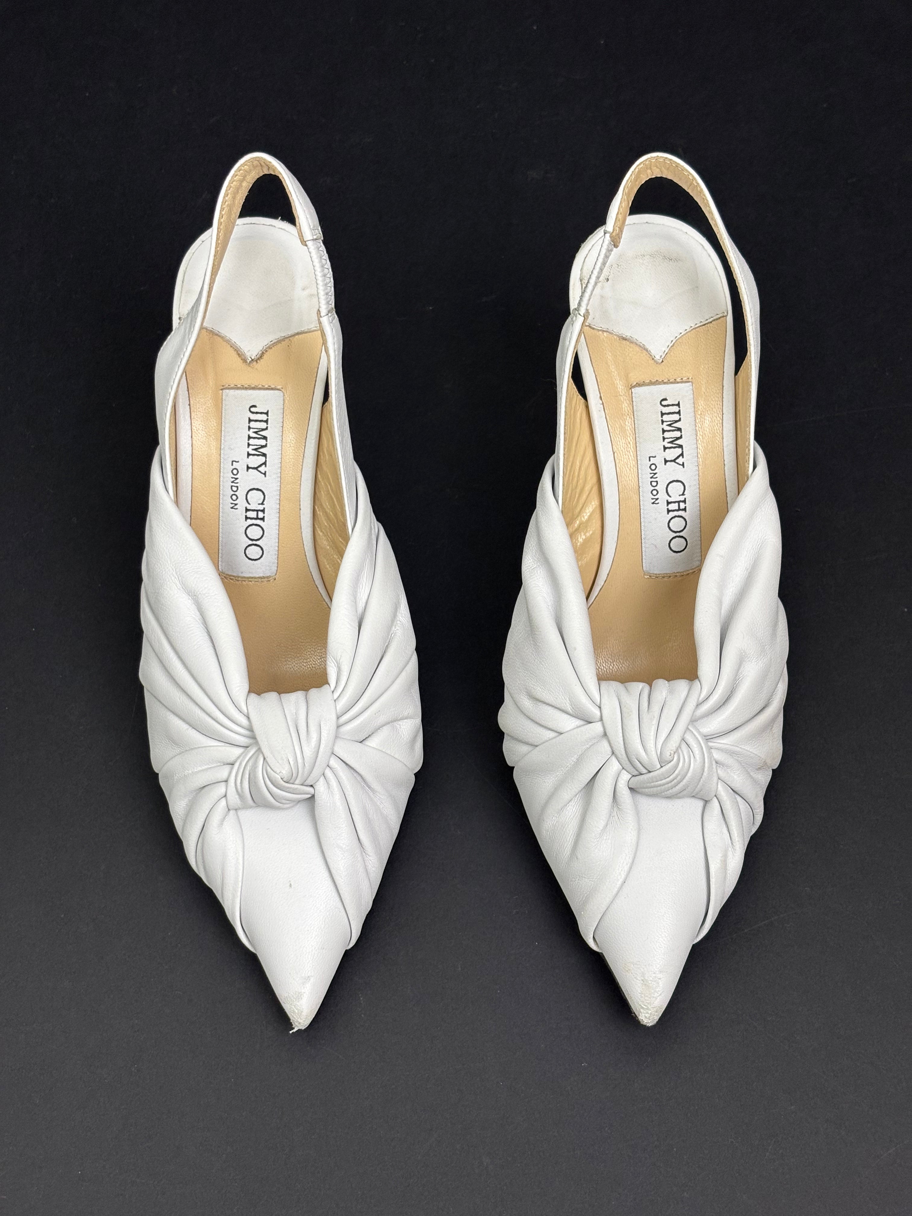 Jimmy Choo white scarpin - 34 EU