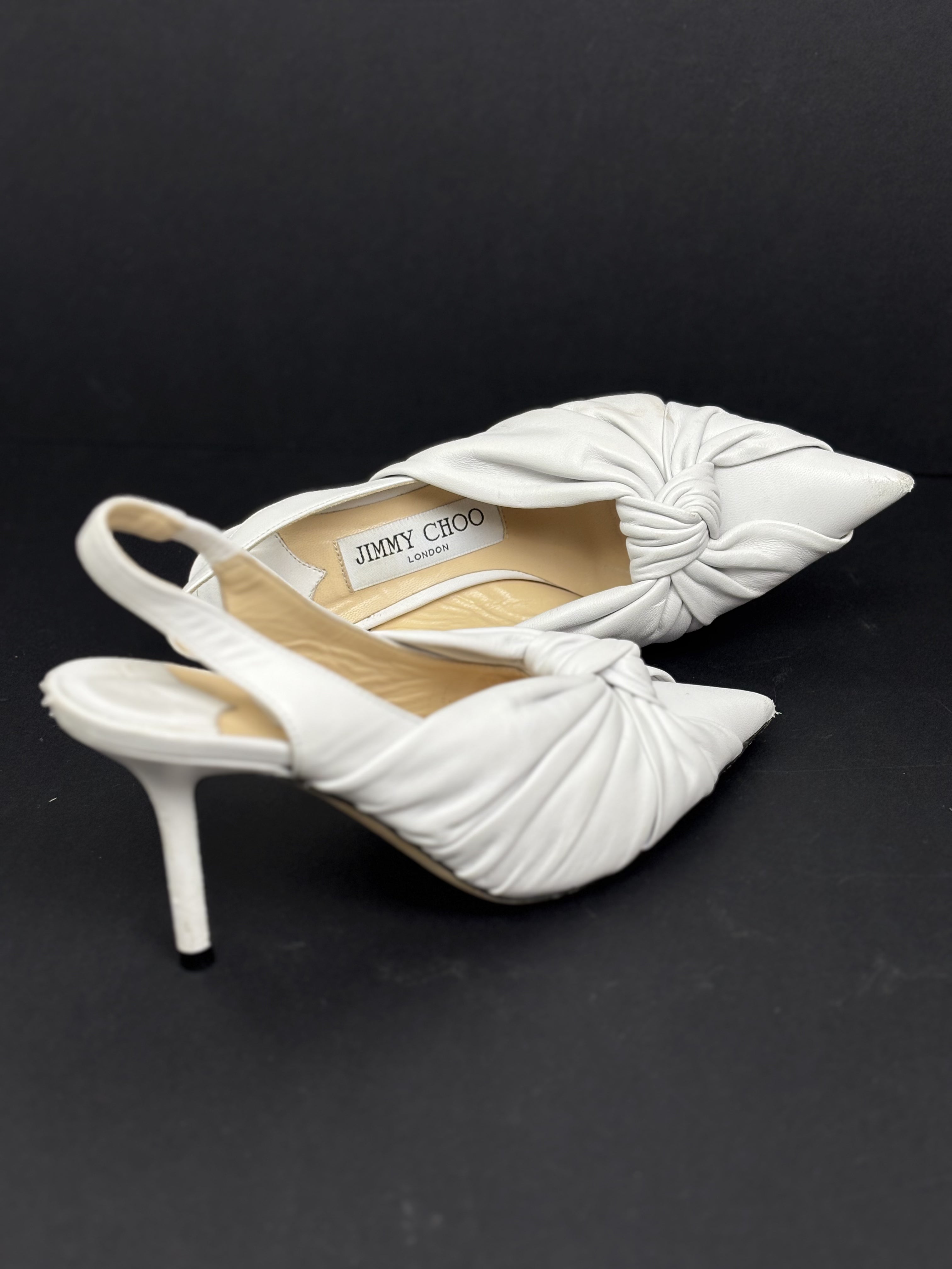 Jimmy Choo white scarpin - 34 EU